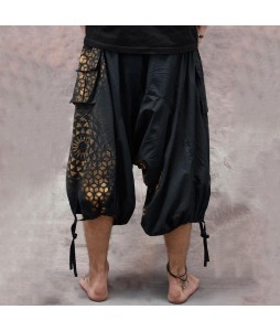 Flower Of Life Holy Hippie Psytrance Party Harem Pants