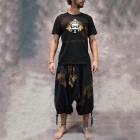 Flower Of Life Holy Hippie Psytrance Party Harem Pants