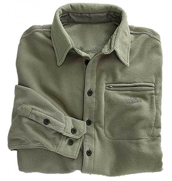 Men's Outdoor Tactical Zip Fleece Thermal Shirt Jacket