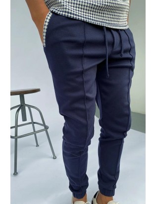 Navy Portman Slim Jogging Pants