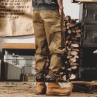 Men's Retro Loose Casual Multi Pocket American Cargo Pants