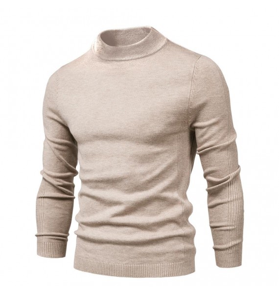 Men's Casual Turtleneck Thickened Thermal Sweater