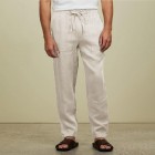 Cotton And Linen Style American Casual Basic Wild Linen Trousers