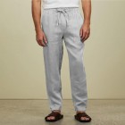 Cotton And Linen Style American Casual Basic Wild Linen Trousers