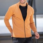 Men's Zip Cardigan Knit Cardigan