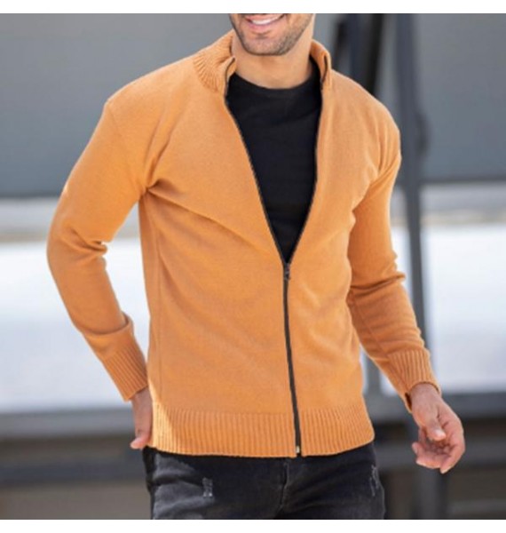 Men's Zip Cardigan Knit Cardigan