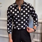 Casual pel Business Polka Dot Shirt