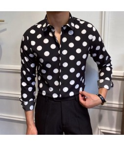 Casual pel Business Polka Dot Shirt