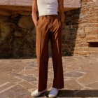 Retro Straight-leg Suit Trousers