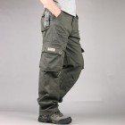 Men's Casual Loose Cotton Cargo Pants