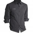 Men's Pocket Cotton Casual Long Sleeve Shirt