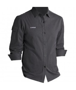 Men's Pocket Cotton Casual Long Sleeve Shirt