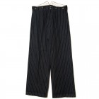 1930s pinstriped denim fishtail pinstripe trousers