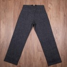 Casual retro solid color trousers