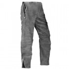 Men's Fleece Zip-Up Hem Warm Pants