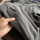 Men's Fleece Zip-Up Hem Warm Pants