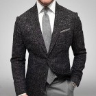 V-colr Color Matching Color Long-sleeved Bzer Suit Jacket