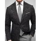 V-colr Color Matching Color Long-sleeved Bzer Suit Jacket