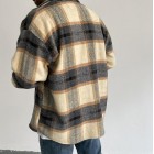 Checked Textured Long Sleeve Shirt/Jacket