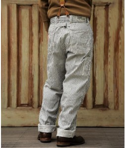 19201930 style striped work pants