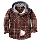 Men's Outdoor Retro Pid Thermal Hooded Jacket