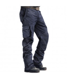 Men's Outdoor Multi-bag Cotton Sports Casual Cargo Pants