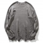 Men's Fashion Hollow Long Sleeve Sweater