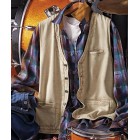 Men's Outdoor Retro Pocket Biker Tactical Waistcoats