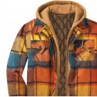 Men's Fall & Winter Casual Check Hooded Fake Two Jackets