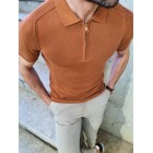 Casual Retro Solid Color Mens Polo Shirt