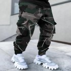 Men's Slim Fit Camo High Street Multi Pocket Cargo Pants