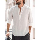 Fashion men's casual stand colr shirt