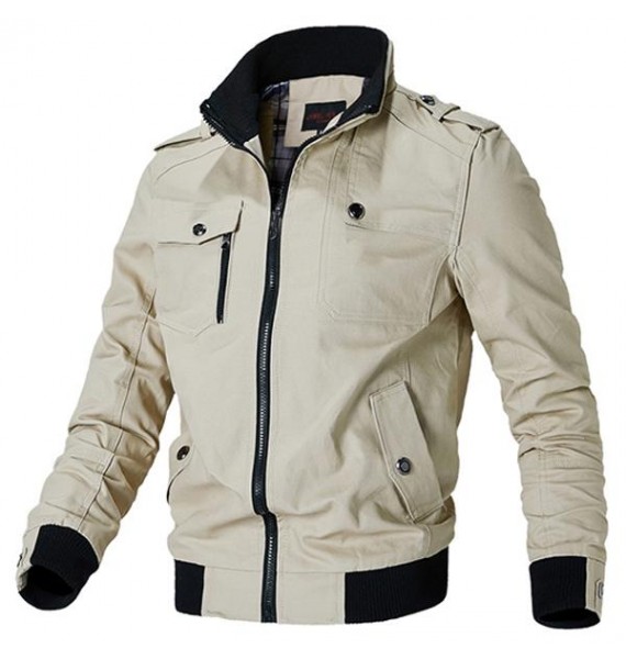 Men's Outdoor Multi-pocket Cotton Tactics Jacket