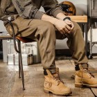 Men's Casual Retro American Loose Straight Cargo Pants Harem Pants