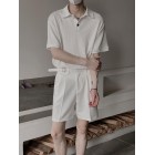 Men's Casual Knitted Polo Shirt