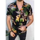 Mens Fashion Elegant Printed Casual Shirt