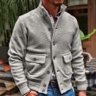 Men's Pin  Stand Colr Jacket