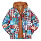 Men's Outdoor  Pid Print Long Sleeve Hooded Jacket Coat