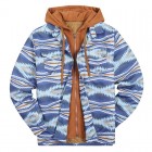 Men's Outdoor  Pid Print Long Sleeve Hooded Jacket Coat