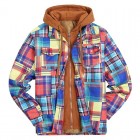 Men's Outdoor  Pid Print Long Sleeve Hooded Jacket Coat