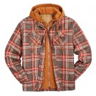 Men's Outdoor  Pid Print Long Sleeve Hooded Jacket Coat