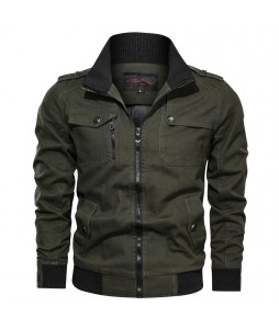 Men's Outdoor Zip Pocket Tactical Jacket