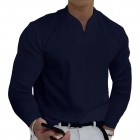 Men's Outdoor V-Neck Casual Long Sleeves