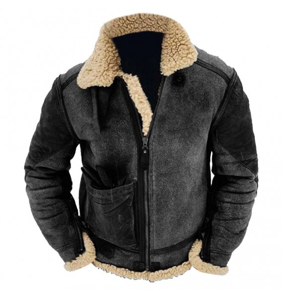 Men's Winter Warm Pocket Fleece Jacket