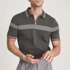 Stylish pel Casual Zipper Polo Shirt