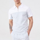 Stylish pel Casual Zipper Polo Shirt