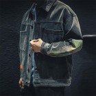 Men's Multi-pocket Artistic Style Denim Jacket