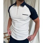 Colorblock pel Polo Shirt