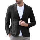 Men's Casual Fashion Solid Color Bzer