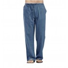 Holiday Cotton Linen Casual Trousers Men